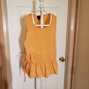 Mossimo Blouse in Orange Lily Sz Medium 3/$15